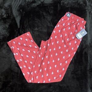 U.S. Polo Assn. Dark Red Pajama Bottoms